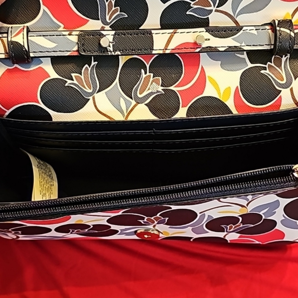 NWT Kate Spade Cameron Breezy Floral Small Flat Crossbody - Picture 6 of 9